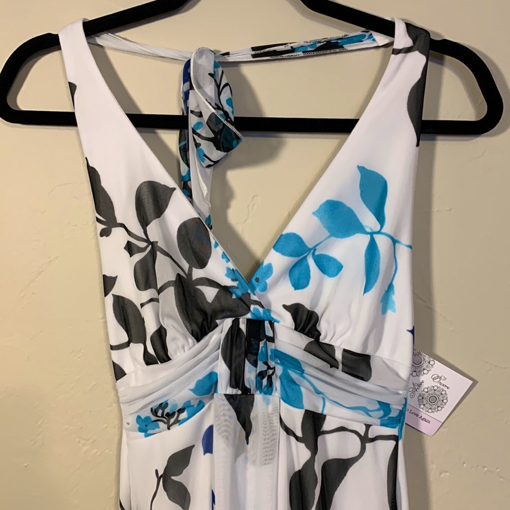 Speechless, dress size small halter back high low